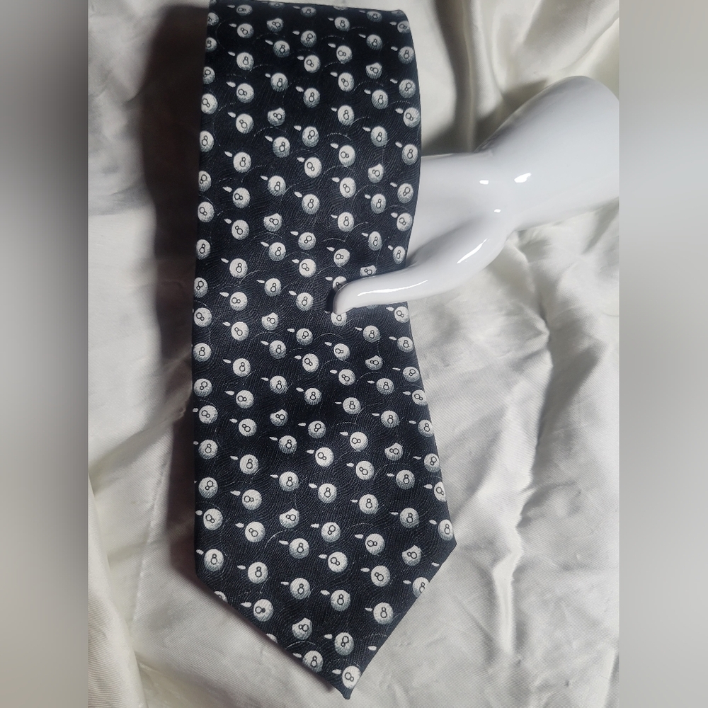 Vintage 8 Ball Pool Tie Billards